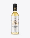 Clear Glass White Wine Bottle Mockup
