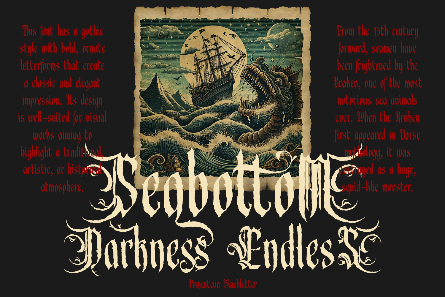 Pomenteva - Blackletter Font