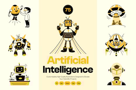 Artificial Intelligence Drawing Set