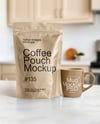 Stand-Up Pouch and Mug Mockup