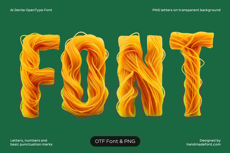 Al Dente Font - Creative Store