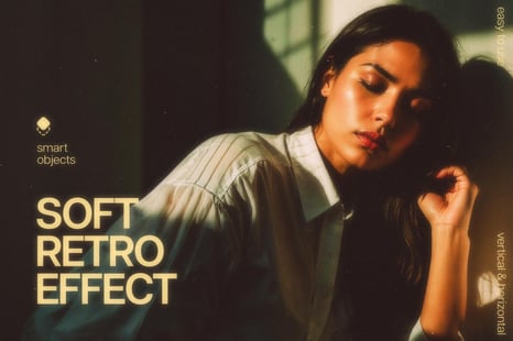 Soft Retro Photo Effect - Instagram story