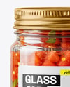 Jar with Tomato Bruschetta Mockup
