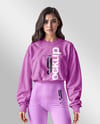Woman Wearing Sweatshirt & Leggings Mockup