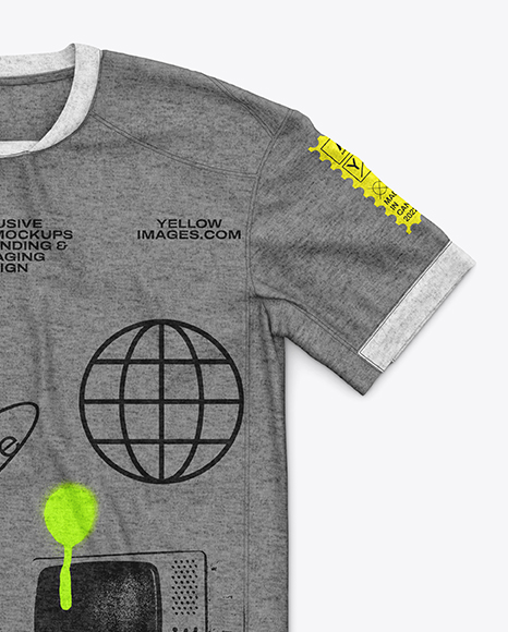 Heather T-Shirt Mockup