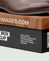 Pair of Chelsea Boots with Shoe Box Mockup