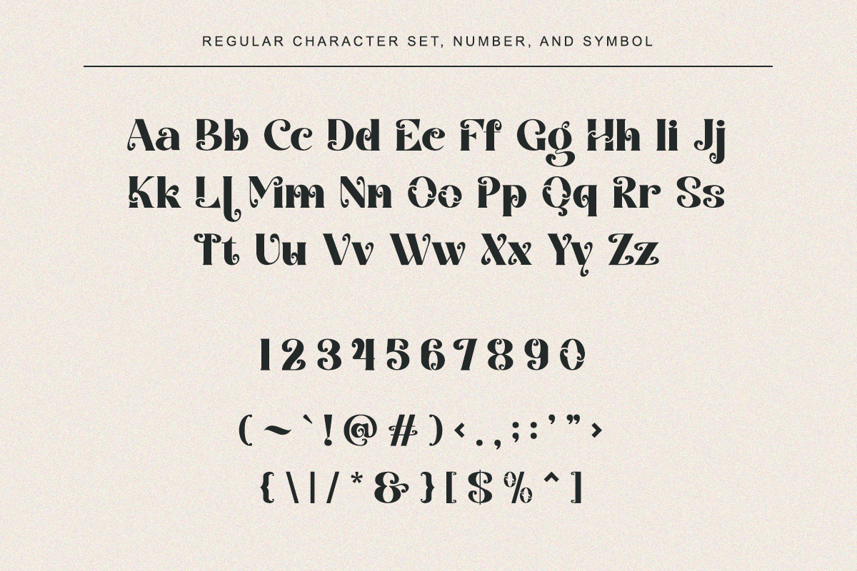 Jalibar - Decorative Font