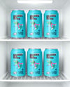 Aluminium Cans in Fridge Mockup