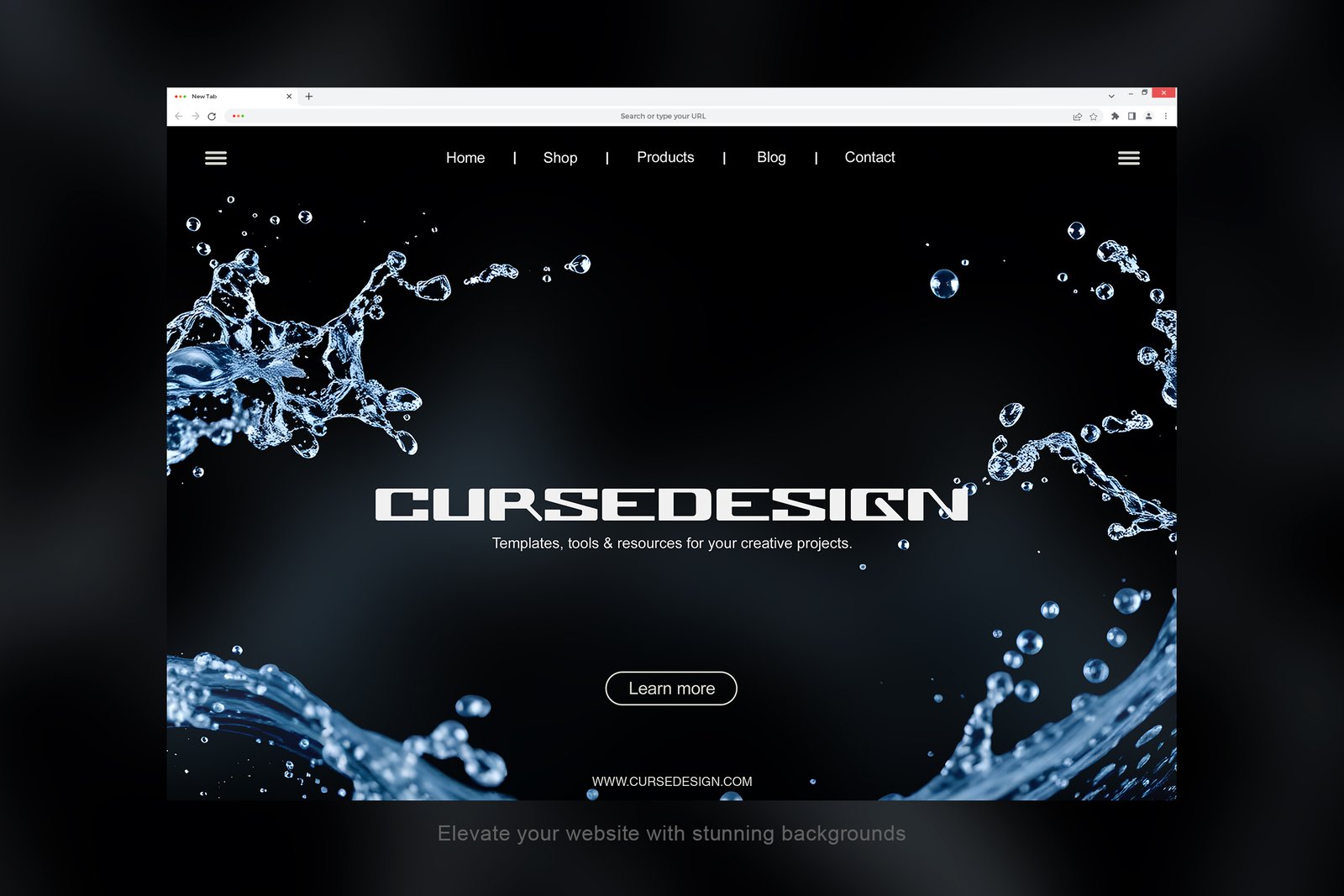 Realistic Water Splash Overlays
