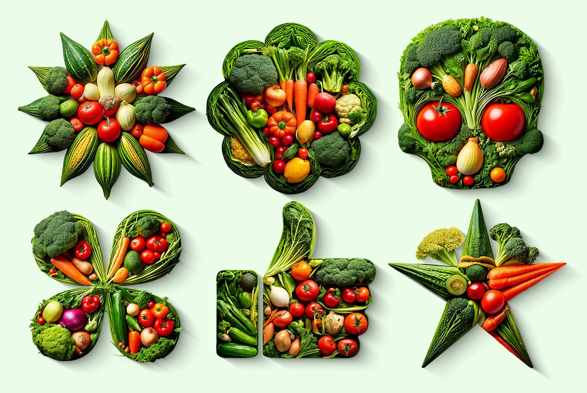 Vegetables Font
