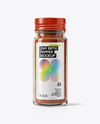 Glass Jar with Chili Powder Mockup