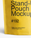 Kraft Stand-up Pouch Mockup