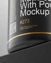Matte Jar With Powder Mockup