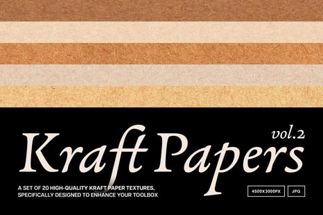 Kraft Paper Textures Vol. 2 - Retro overlay