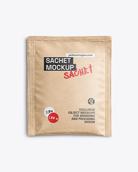 Kraft Paper Sachet Mockup