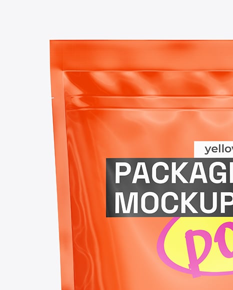 Glossy Pouch Mockup