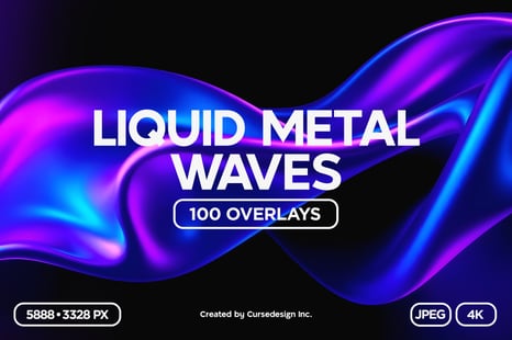 Liquid Metal Waves - Textures