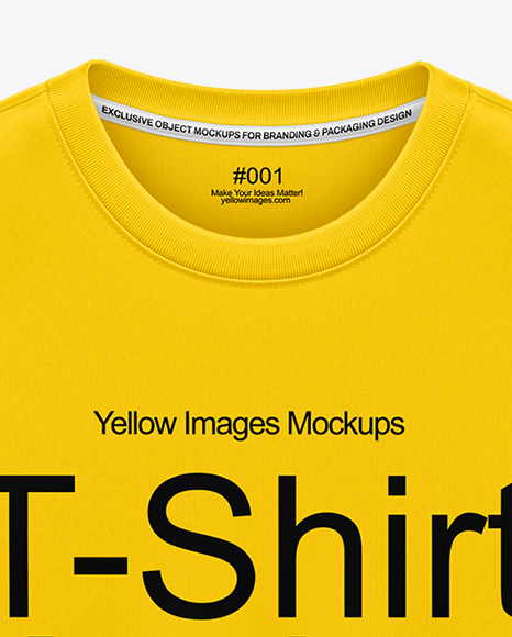 Crew Neck T-Shirt Mockup