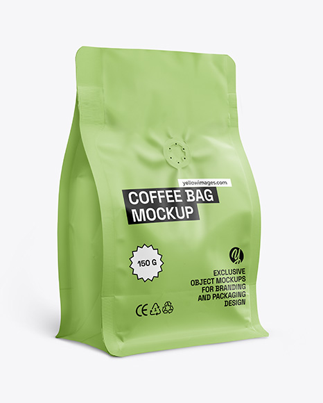 Matte Coffee Bag Mockup - Coffee packaging mockup