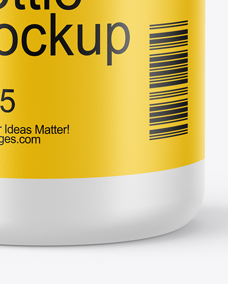 Plastic Pill Bottle Mockup
