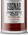 Cognac Bottle Mockup