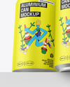 Three Matte Cans Mockup