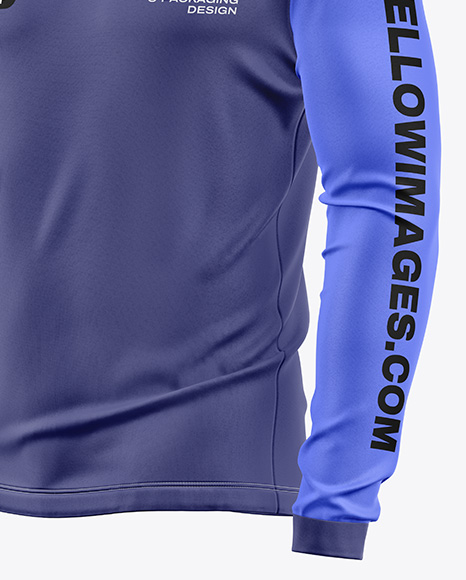 Jersey Mockup - Half Side View