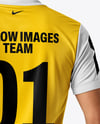 Man Wearing Full Soccer Kit Mockup