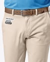 Man Wearing Golf Shirt and Chinos Mockup