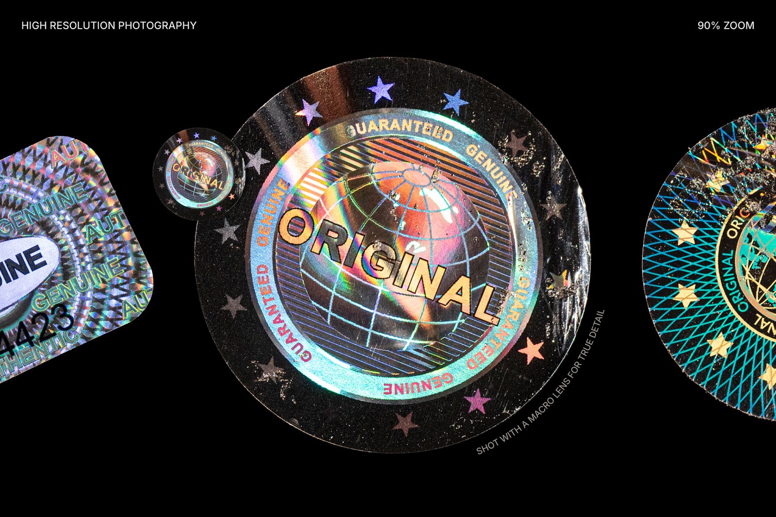 Genuine Holographic Stickers