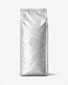 Metallic Coffee Bag Mockup