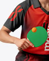 Asian Man Wearing Table Tennis Uniform Mockup