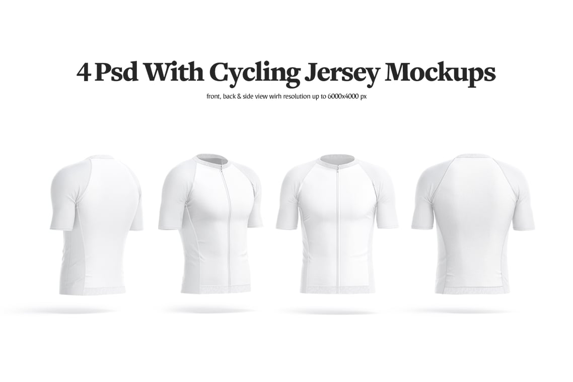 Cycling Jersey Mockups Set