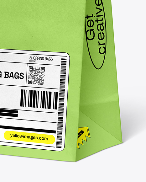 Paper Shopping Bag Mockup