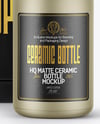 Ceramic Bottle with Box Mockup