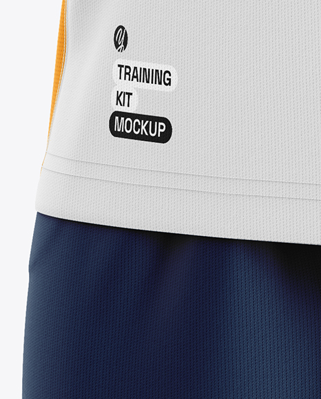 Training Sleeveless Kit Mockup - Half Side View