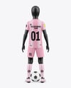 Kids Soccer Kit w/ Mannequin Mockup - Back view