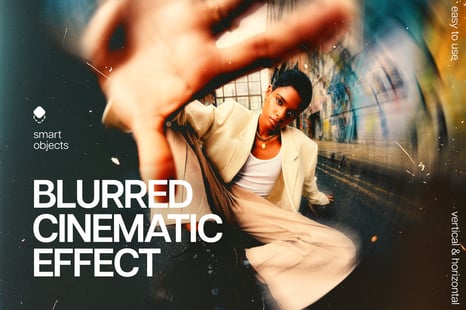 Cinematic Blur Photo Effect - Layer styles