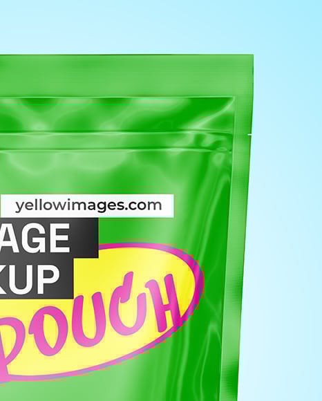 Glossy Pouch Mockup