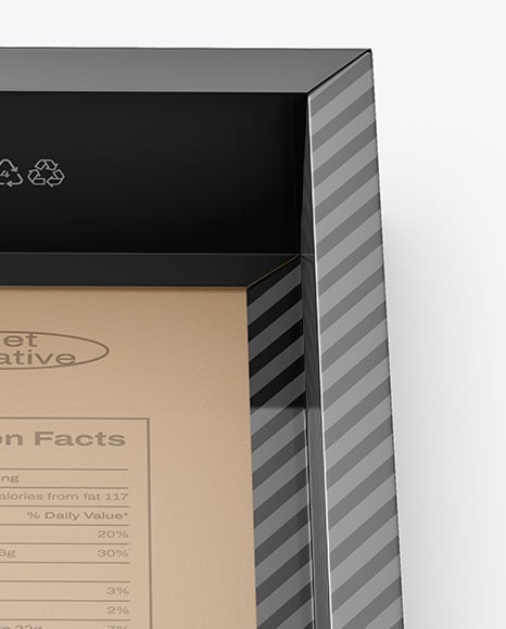 Glossy Sleeve Paper Box Mockup