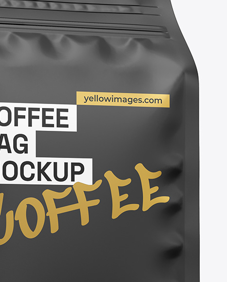 Matte Coffee Bag Mockup