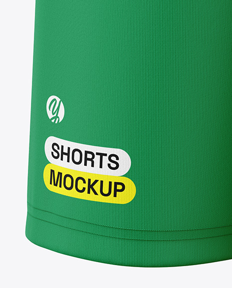 Men’s Sports Shorts Mockup – Back View