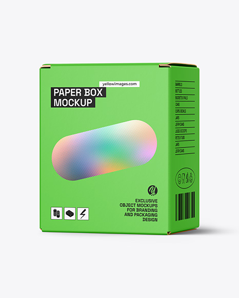 Paper Box Mockup