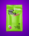 Glossy Food Bag Mockup