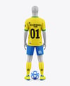Soccer Kit w/ Mannequin Mockup - Back View