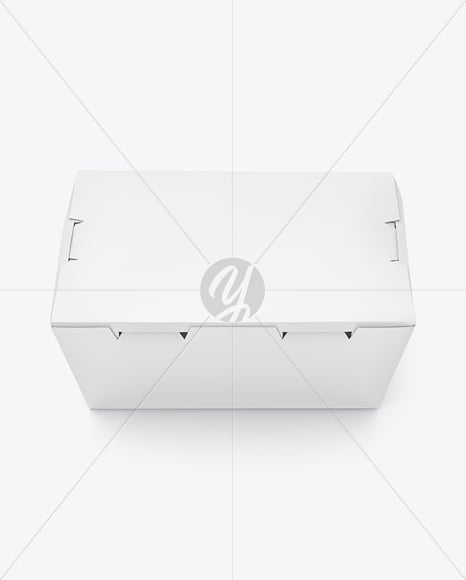 Paper Food Box Mockup
