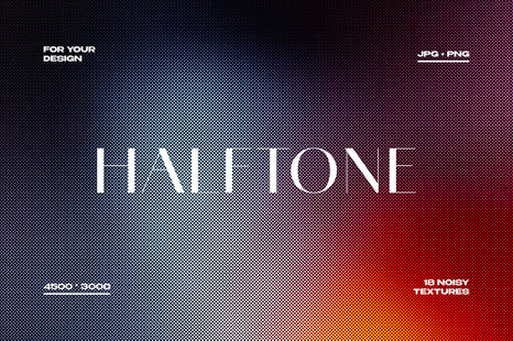 Halftone Textures - Graphics