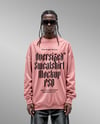 Black Man Wearing an Oversize Sweatshirt and Jeans Mockup