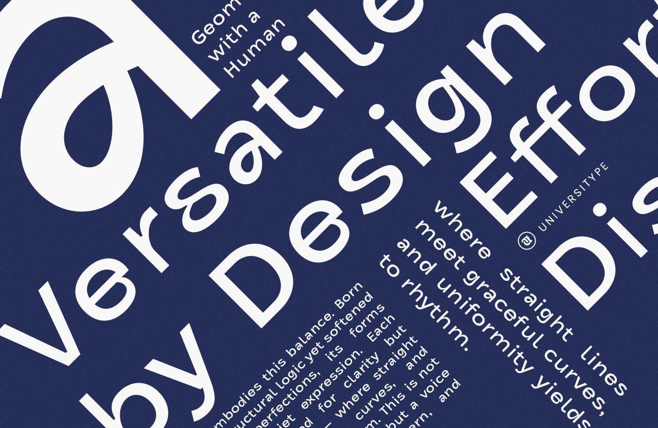 UT Qraste - A Versatile Display Font