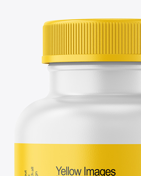 Plastic Pill Bottle Mockup